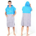 Microfiber Cotton Beach Surf Poncho Toalha trocando